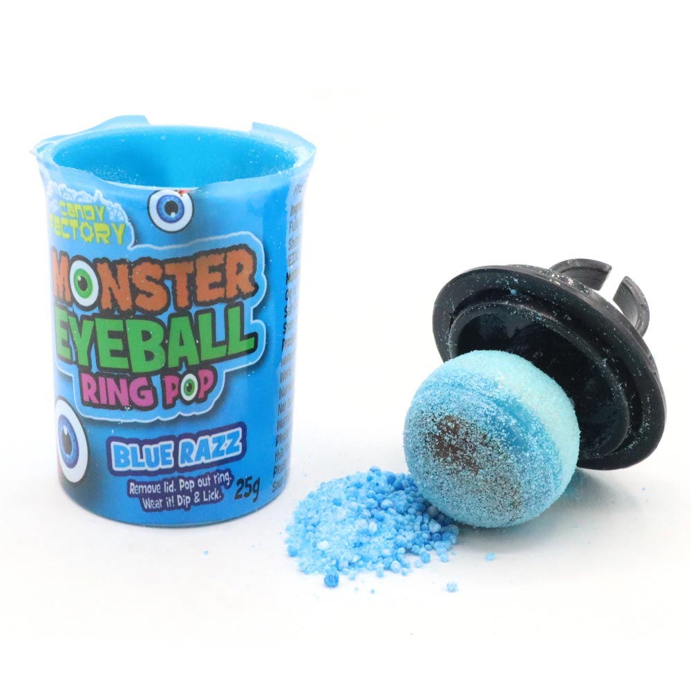 Crazy Candy Factory Monster Eyeball Ring Pop 25g