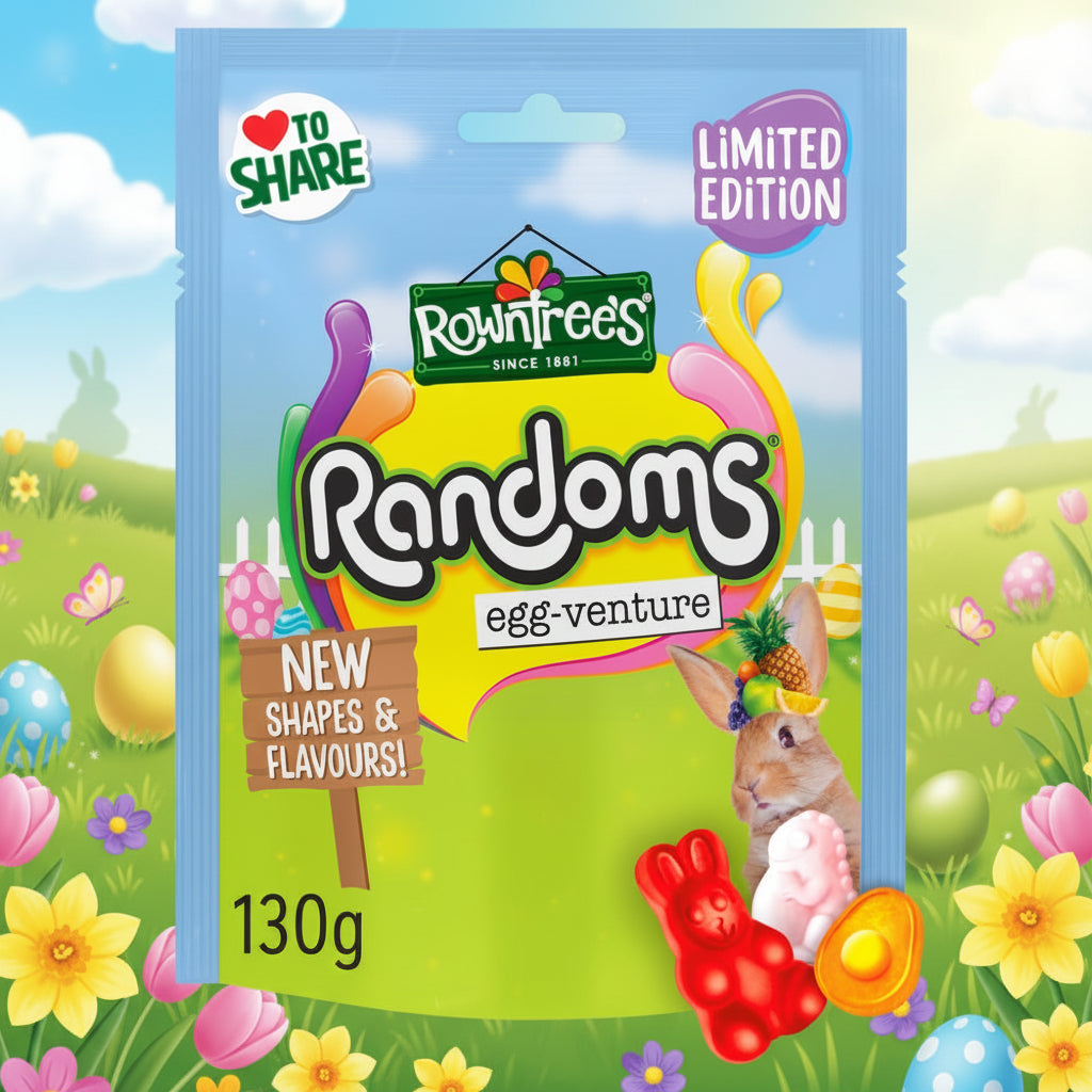 Rowntree's Limited Edition Randoms Egg-Venture Sweets Sharing Bag 130g