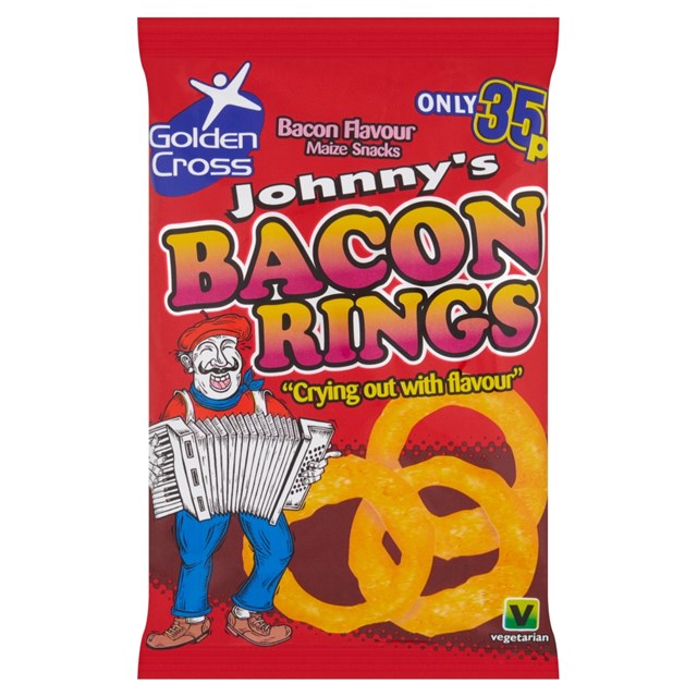 Johnnys Bacon Rings 22g 35p Full Box of 36