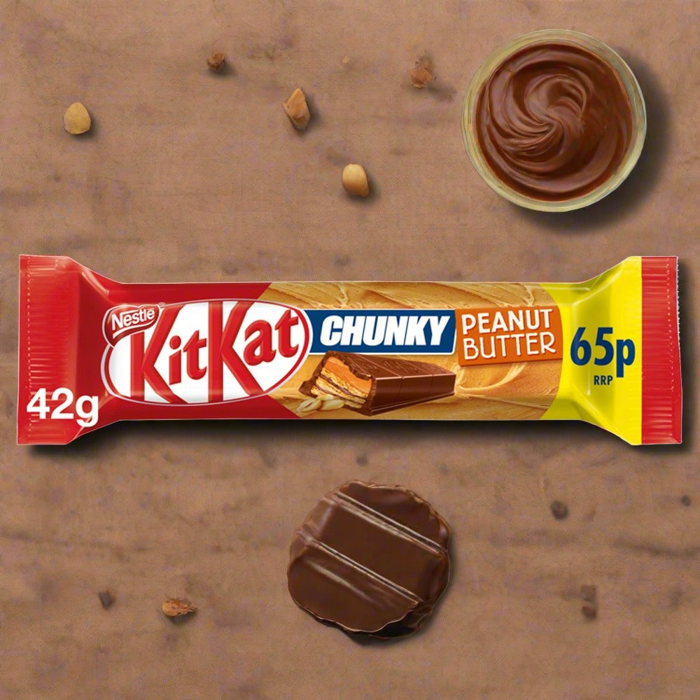 Kit Kat Chunky Peanut Butter Milk Chocolate Bars 42g