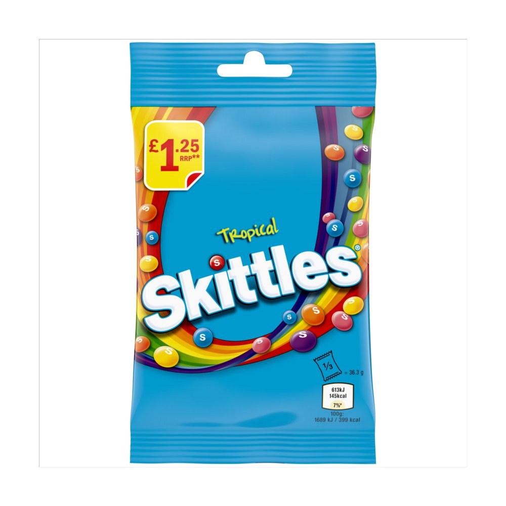 Skittles Tropical Bag 109g