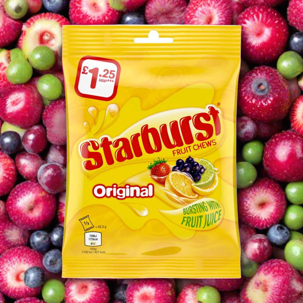 Starburst Fruity Chews Share Bag 127g