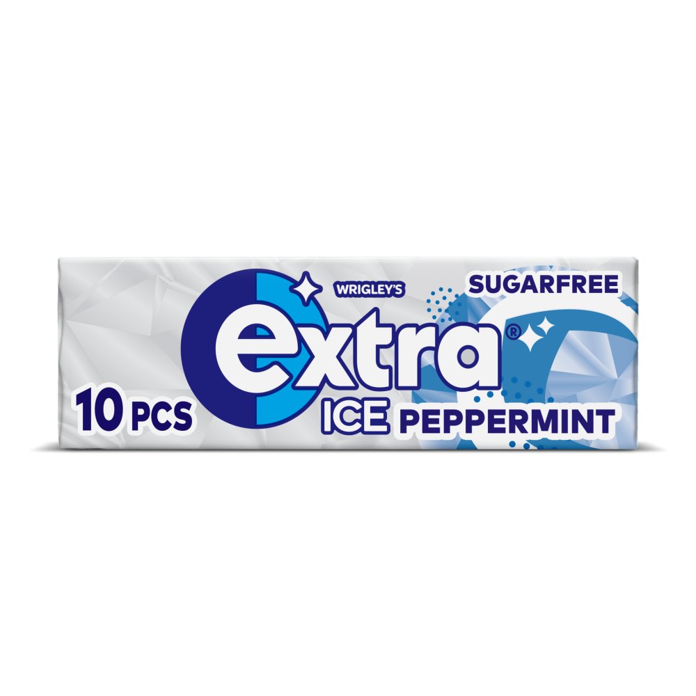 Extra Ice Peppermint Sugarfree Chewing Gum 10 Pieces