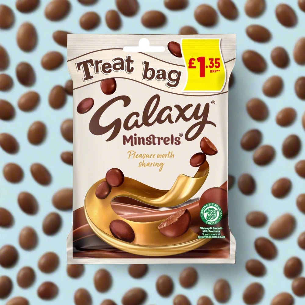 Galaxy Minstrels Chocolate Treat Bag 80g £1.35