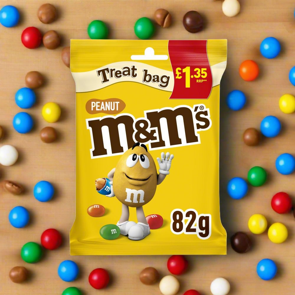 M&M's Peanut Chocolate Treat Bag 82g
