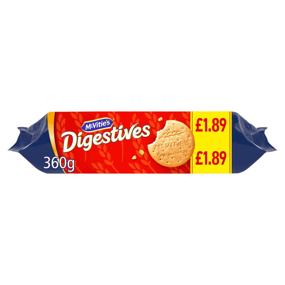 McVitie's Digestives Biscuits 360g PMP £1.89