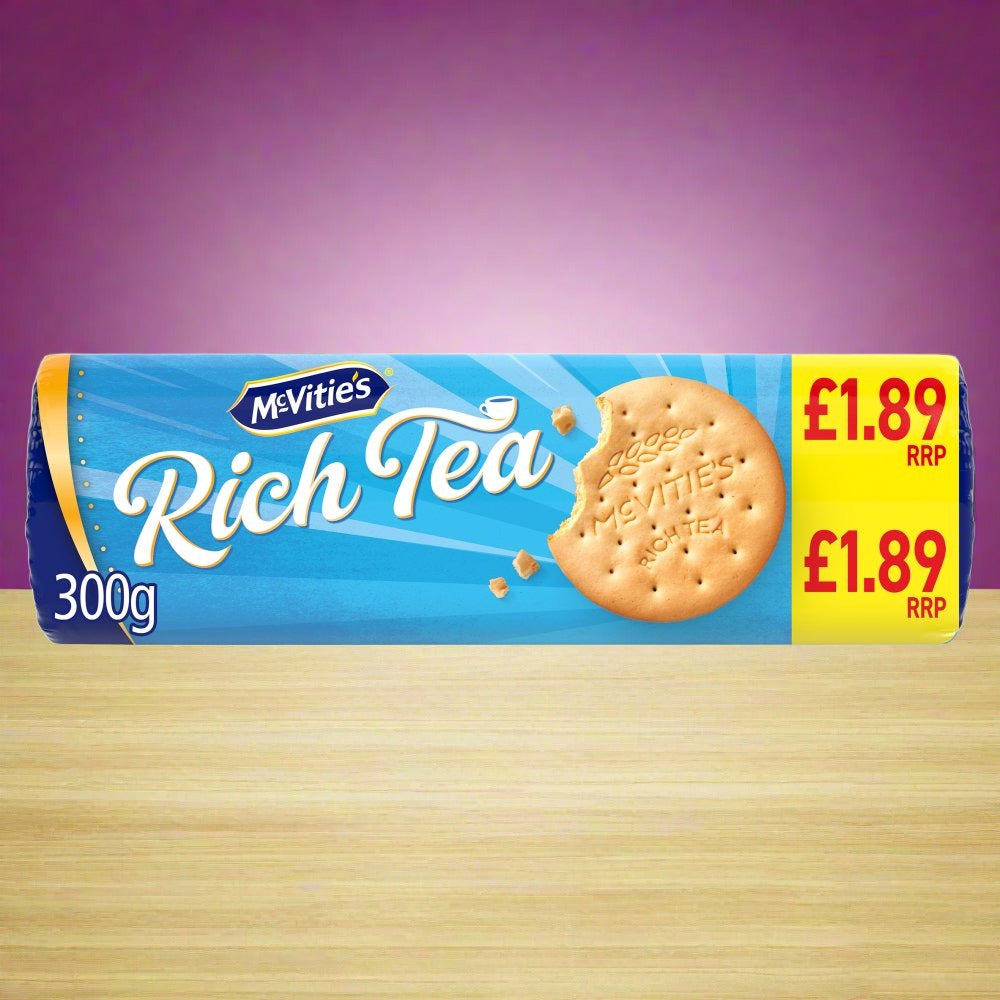 McVitie's Rich Tea Classic Biscuits 300g BBE 06/04/24