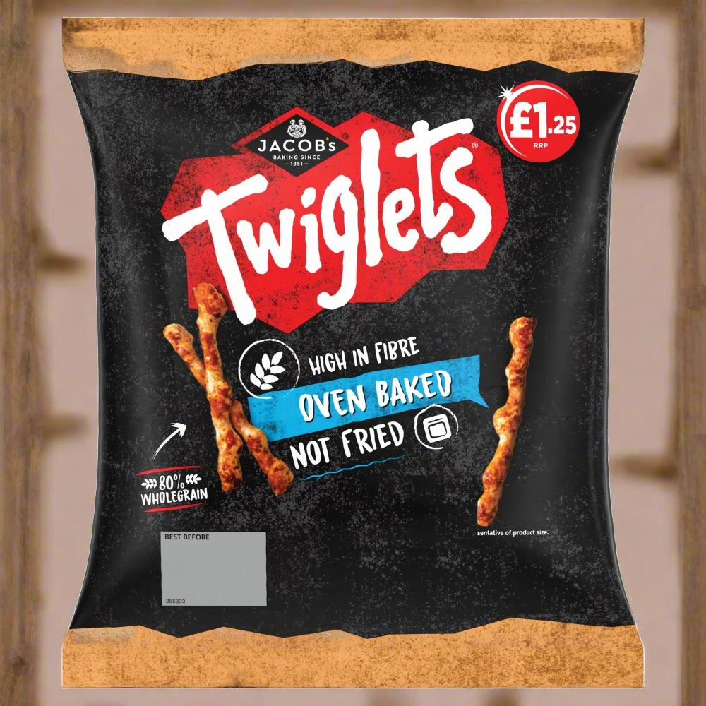 Jacob's Twiglets Original Snacks 105g PMP £1.25
