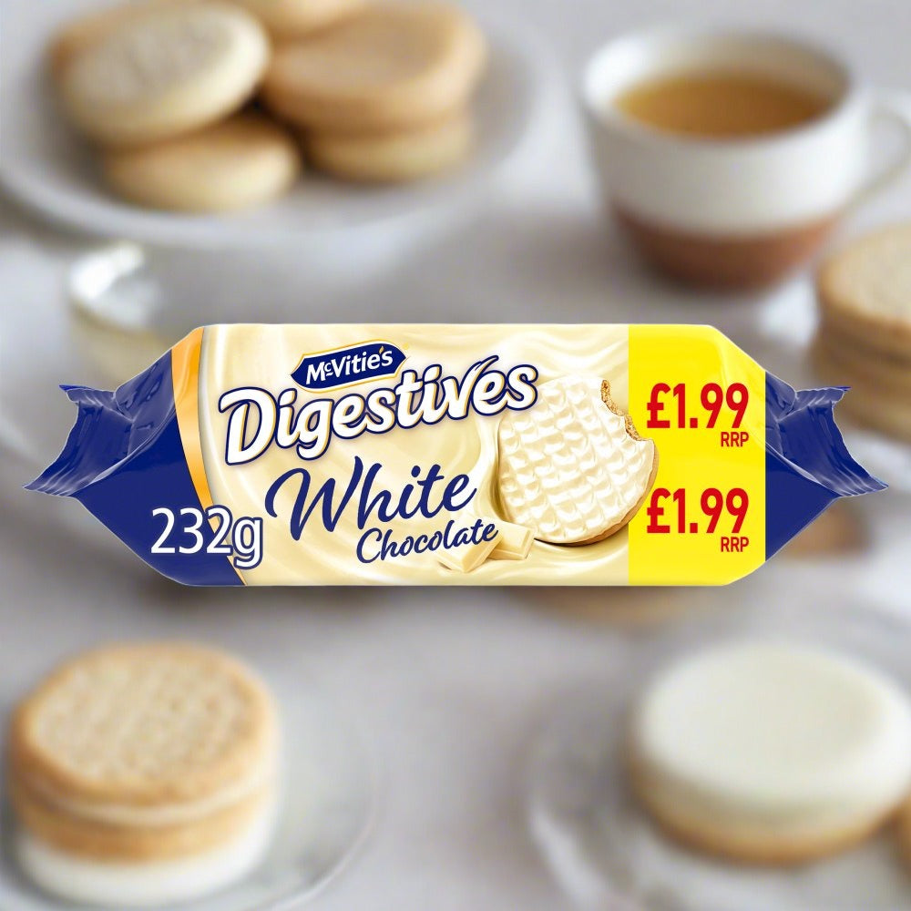 McVitie's Digestives White Chocolate 232g