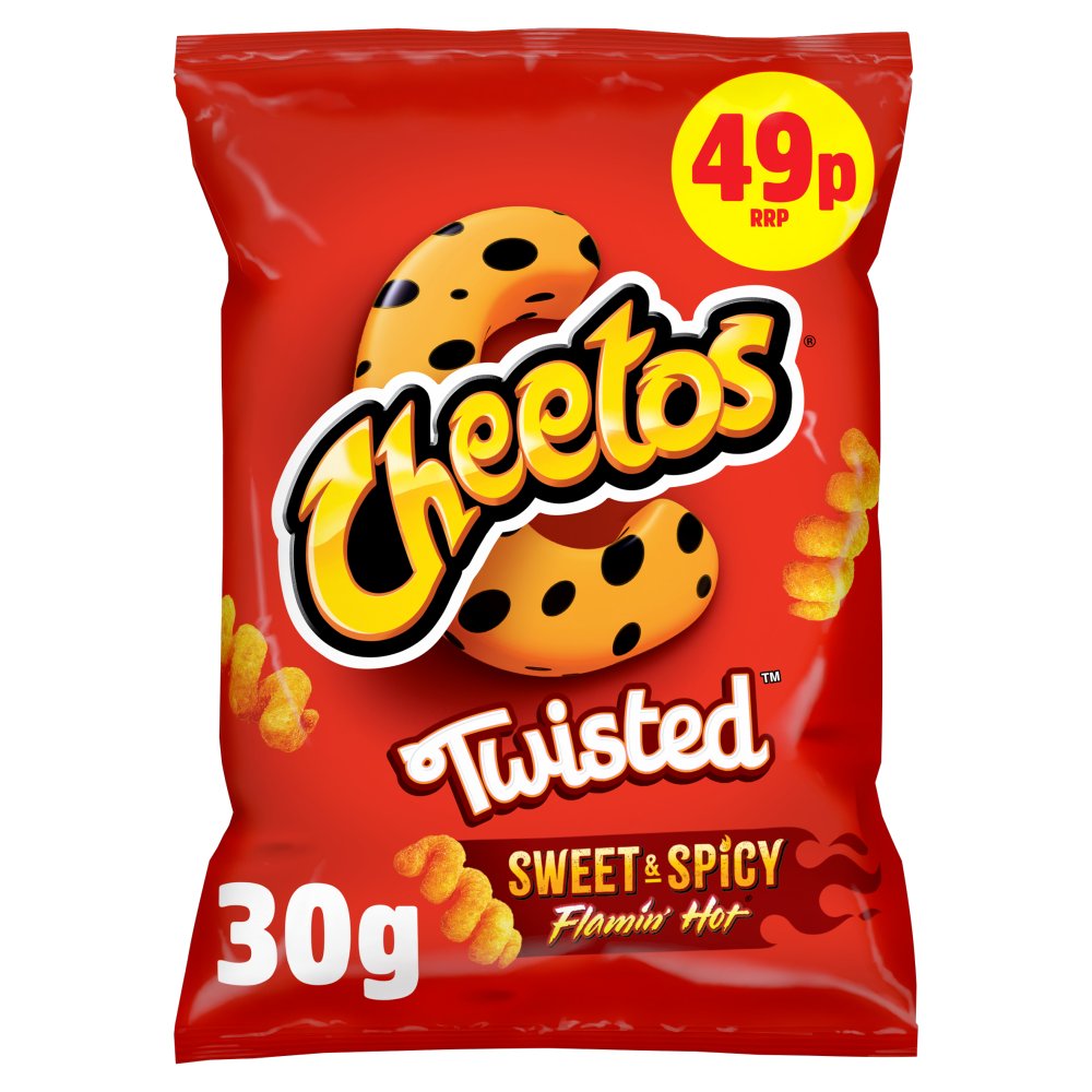 Cheetos Twisted Sweet & Spicy Snacks 30g Full Box (30 Pack)
