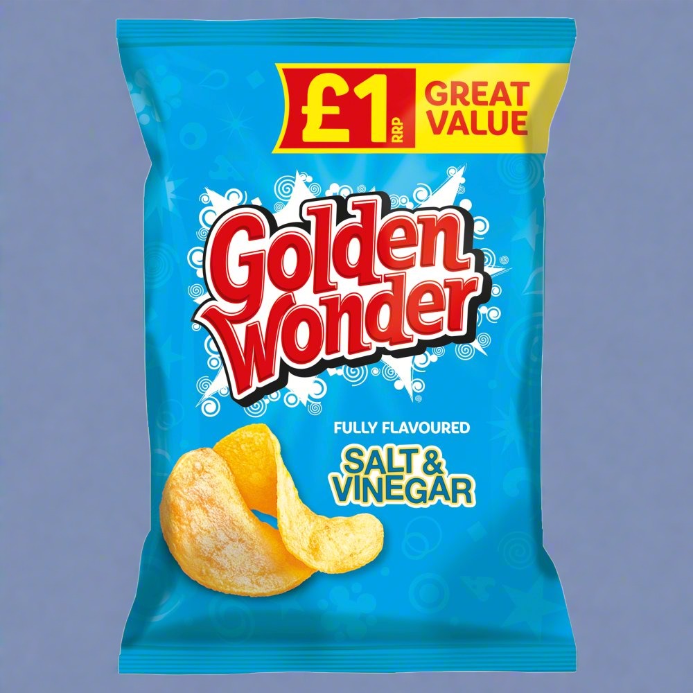 Golden Wonder Fully Flavoured Salt & Vinegar 57g