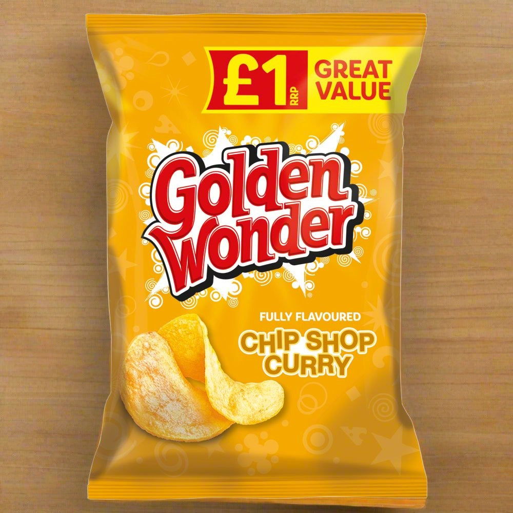 Golden Wonder Fully Flavoured Chip Shop Curry 57g