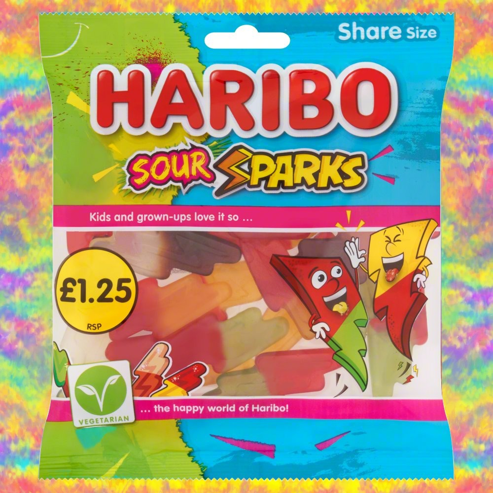 Haribo Sour Sparks 140g