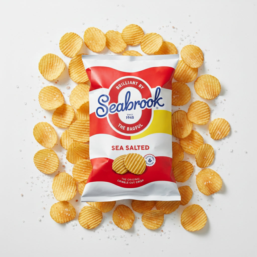 Seabrook Sea Salt Crinkle Cut Crisps 84g £1.25