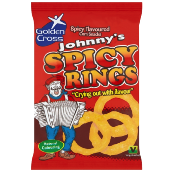 Johnnys Spicy Rings 22g 35p Full Box of 36