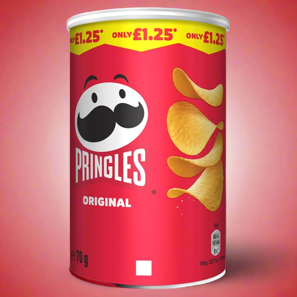 Pringles Original Crisps Can 70g PMP £1.25