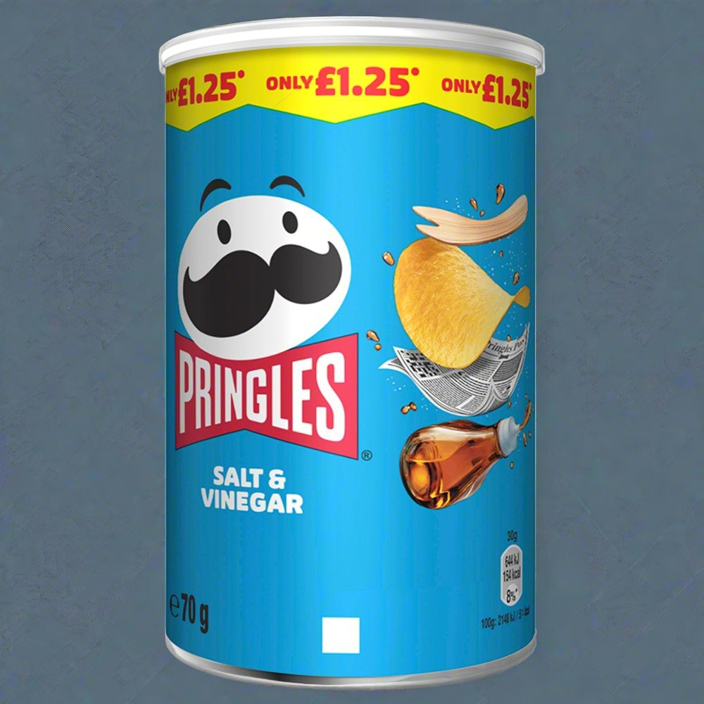 Pringles Salt & Vinegar 70g PMP £1.25