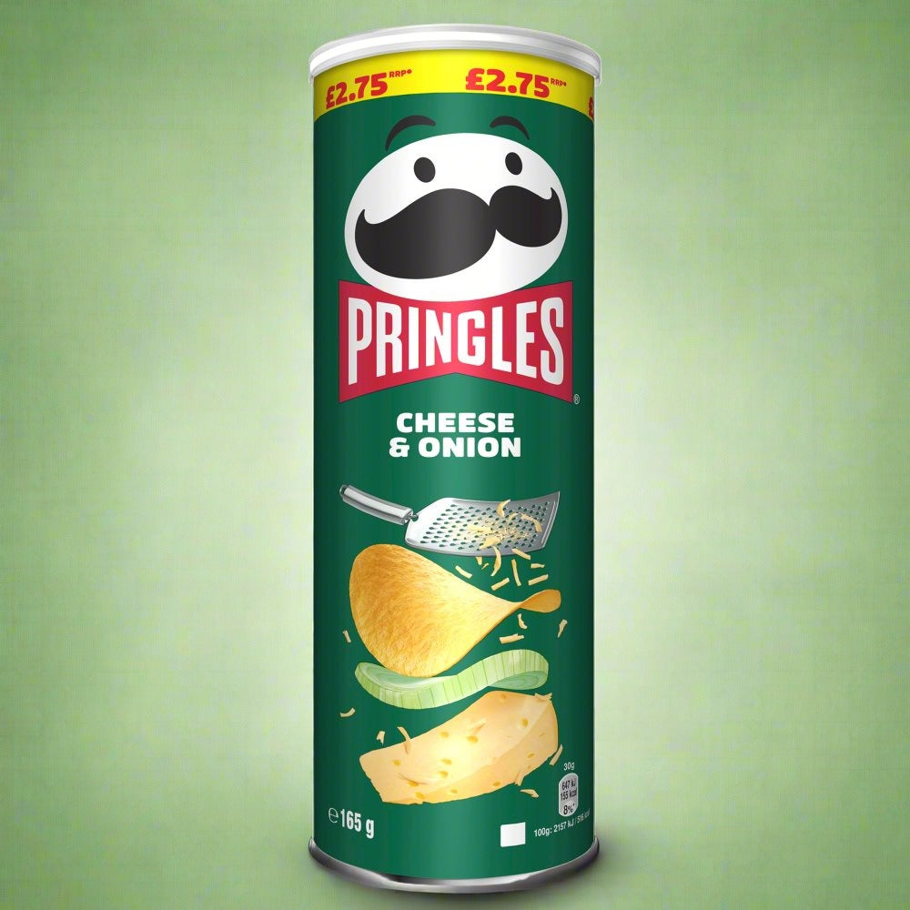 Pringles Salt & Vinegar Crisps Can 165g