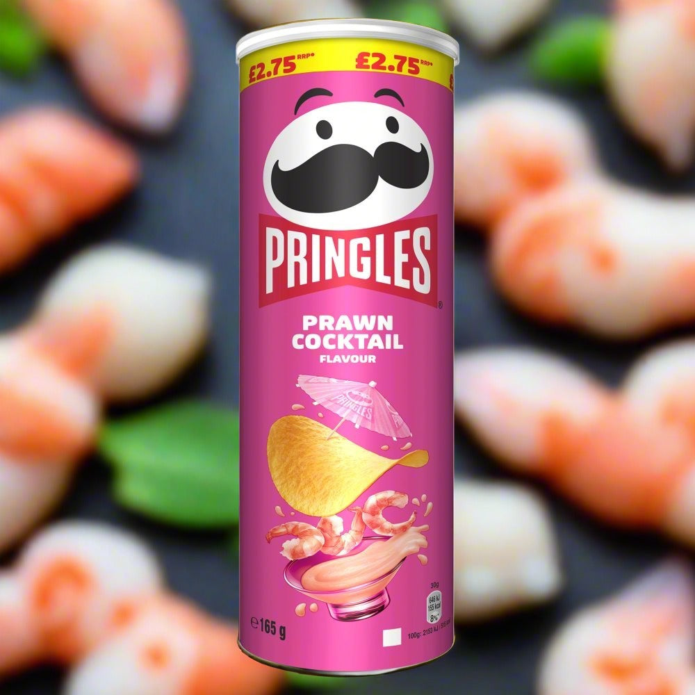Pringles Prawn Cocktail Crisps Can 165g