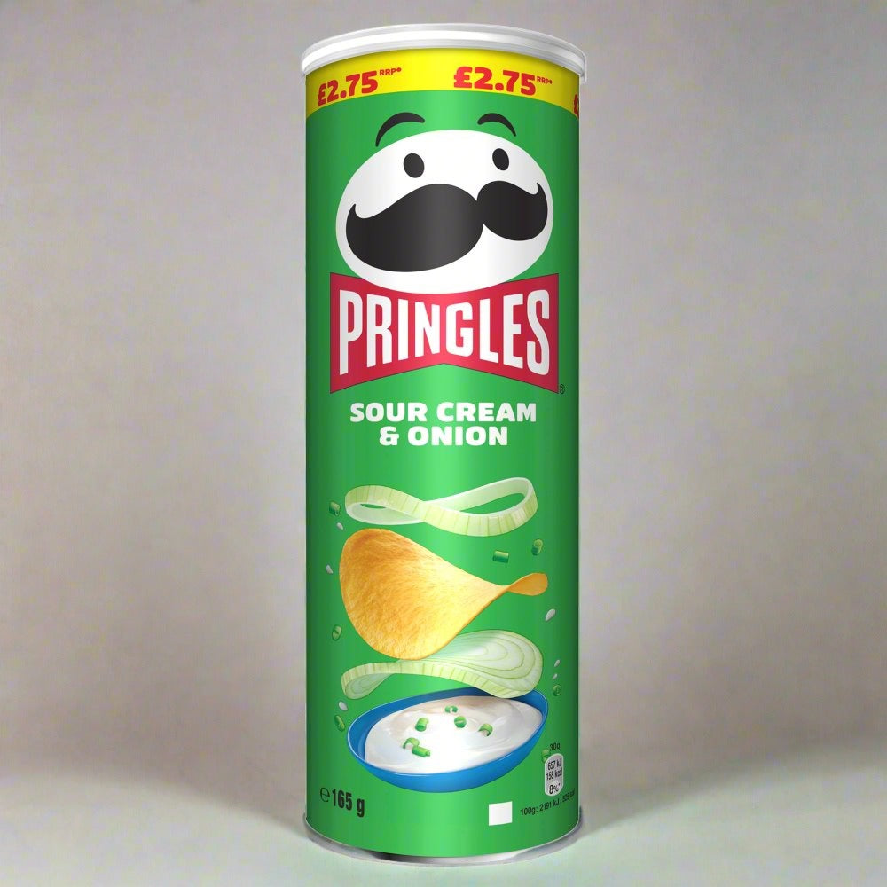 Pringles Sour Cream & Onion 165g