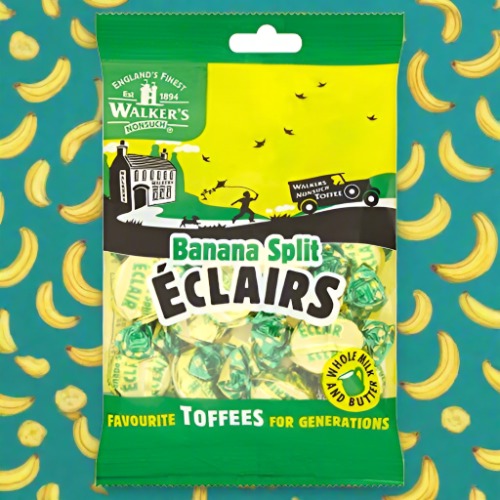 Walker's Nonsuch Banana Split Eclairs 150g