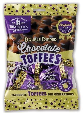 Walker's Nonsuch Double Dipped Chocolate Toffees 135g