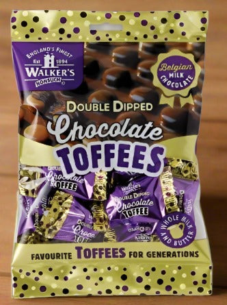 Walker's Nonsuch Double Dipped Chocolate Toffees 135g