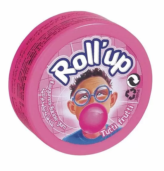 Lutti Roll Up Tutti Frutti Bubblegum 29g