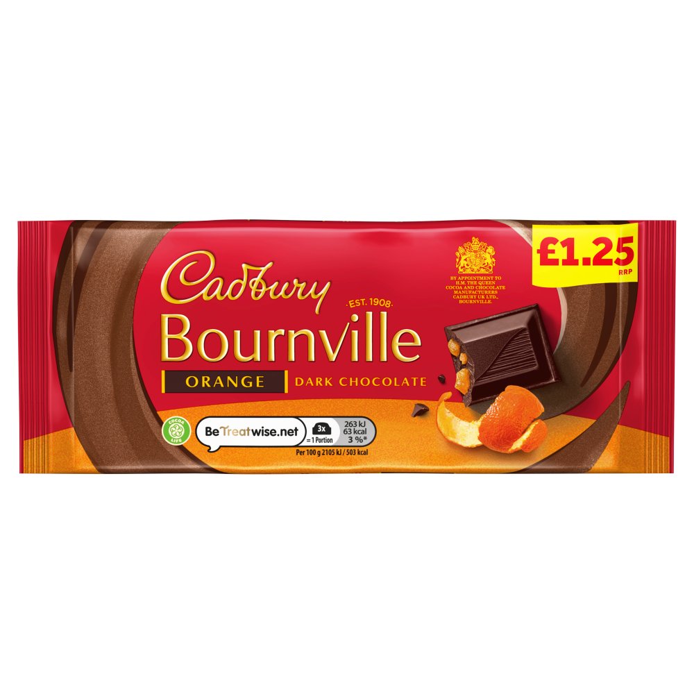 Cadbury Bournville Orange Dark Chocolate 100g