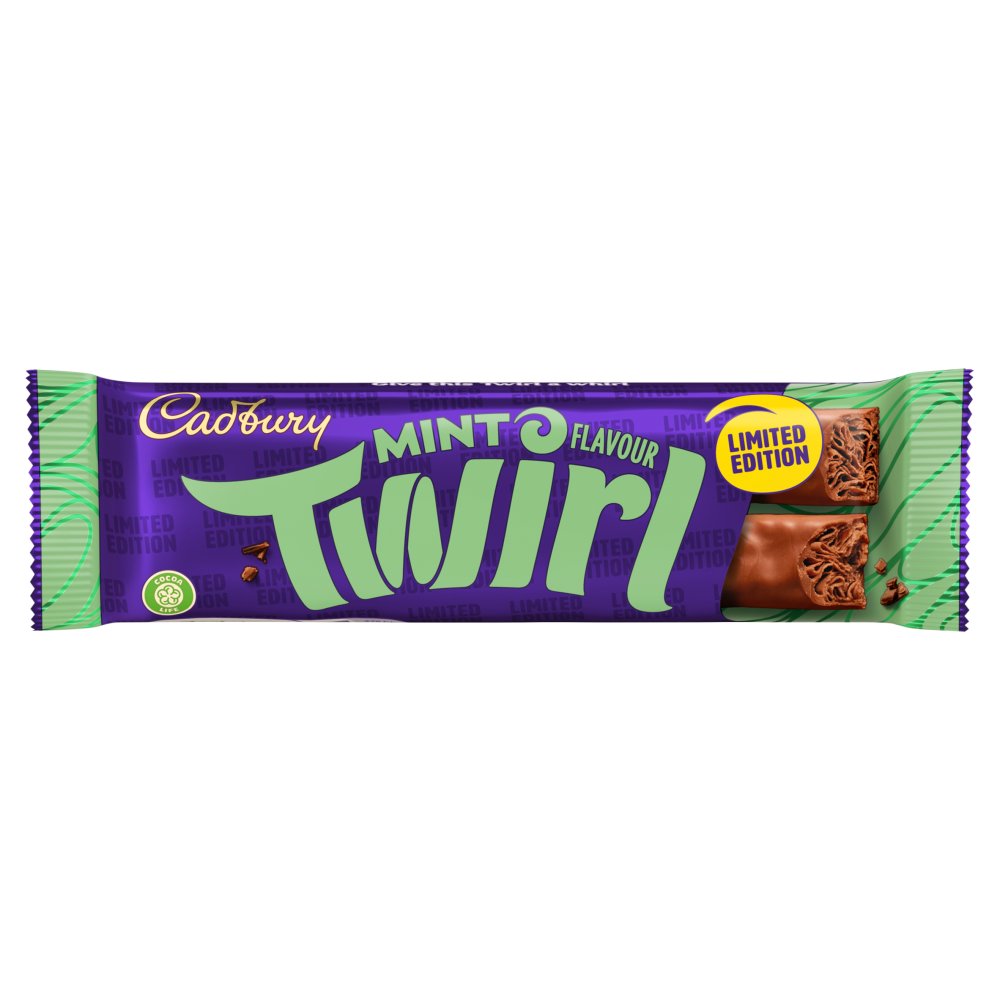 Cadbury Limited Edition Mint Flavour Twirl 43g