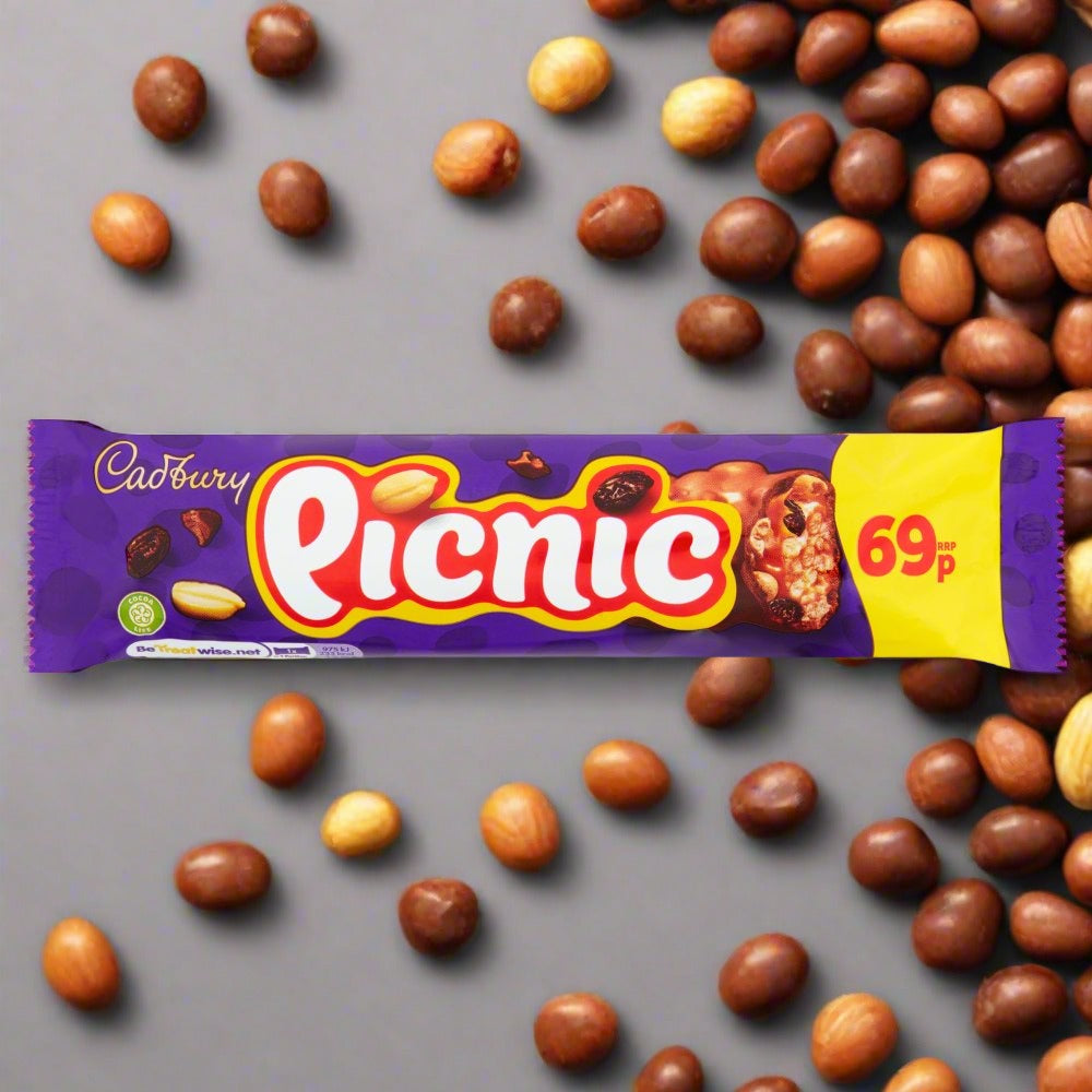 Cadbury Picnic Chocolate Bar 69p PMP 48.4g