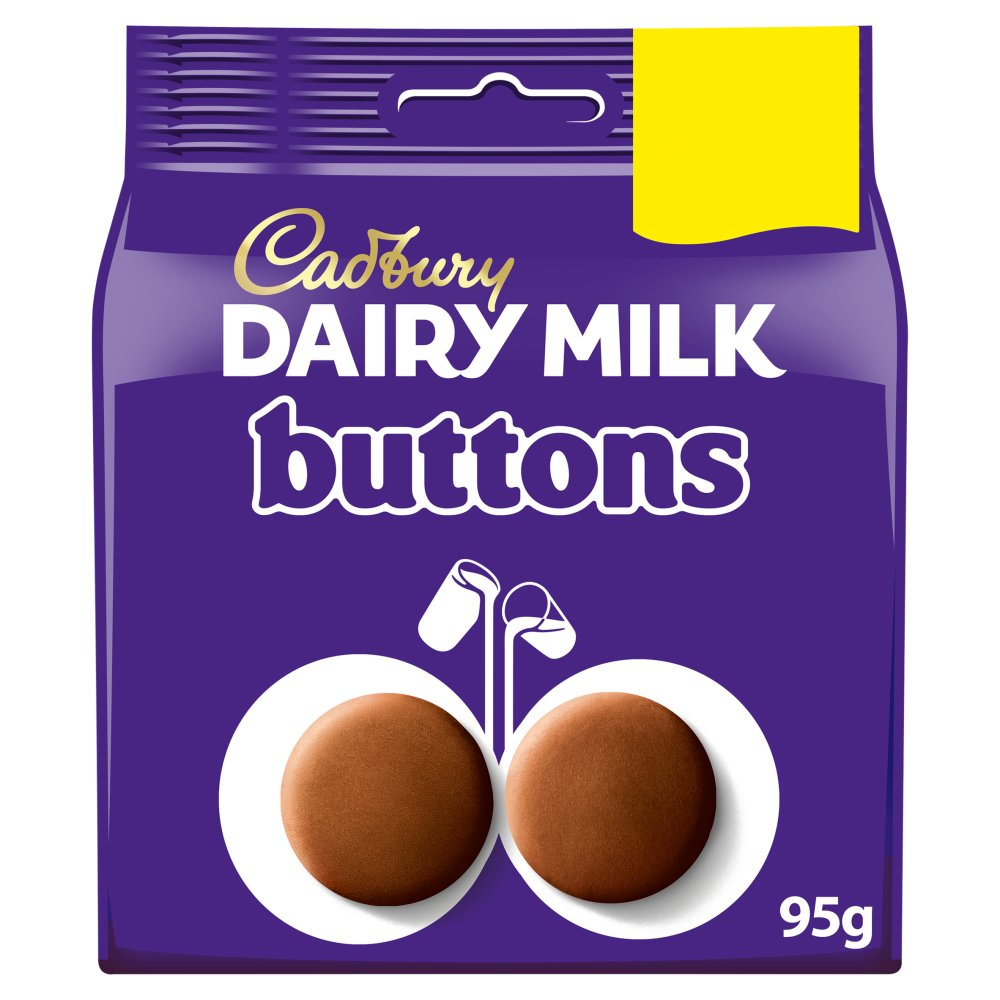 Cadbury Dairy Milk Giant Buttons Chocolate Bag 95g £1.35 PMP