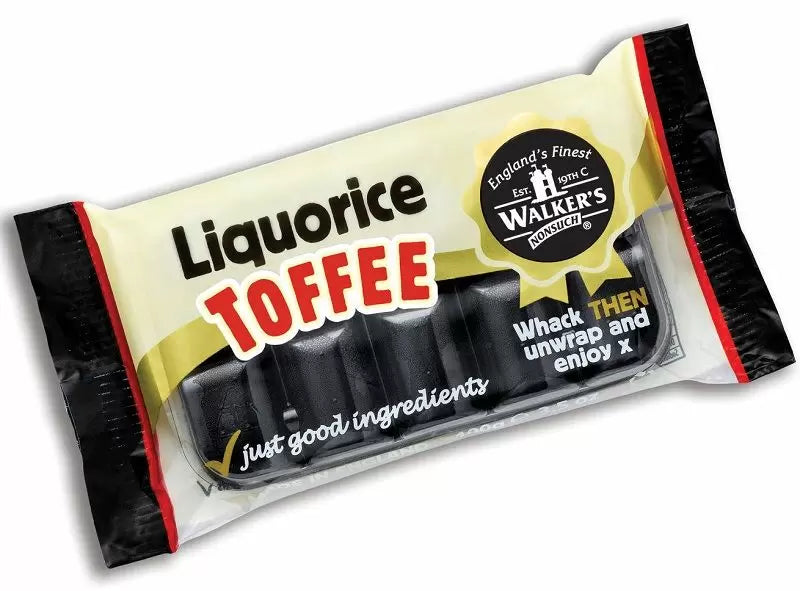 Walker's Nonsuch Liquorice Toffee Bars 100g