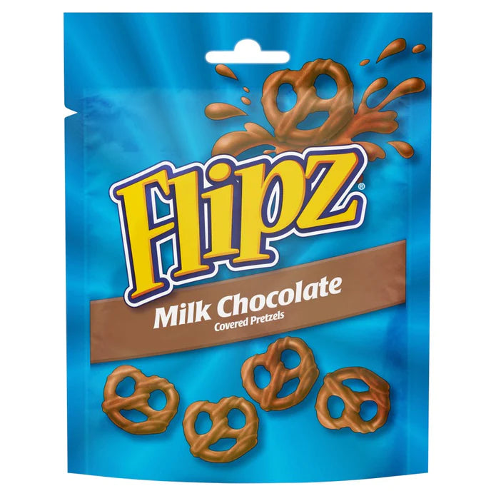 Flipz Milk Chocolate Pretzels PM £1.25 80g