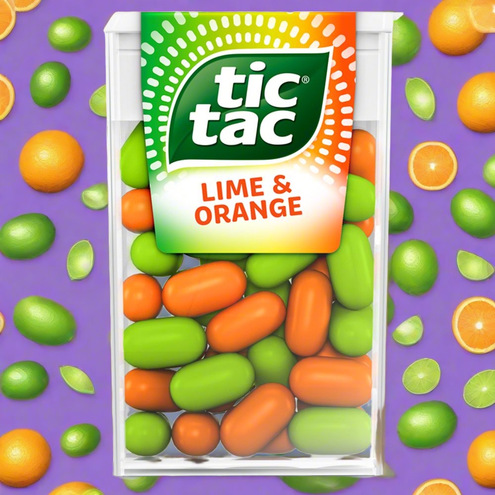 Tic Tac Lime & Orange 18g