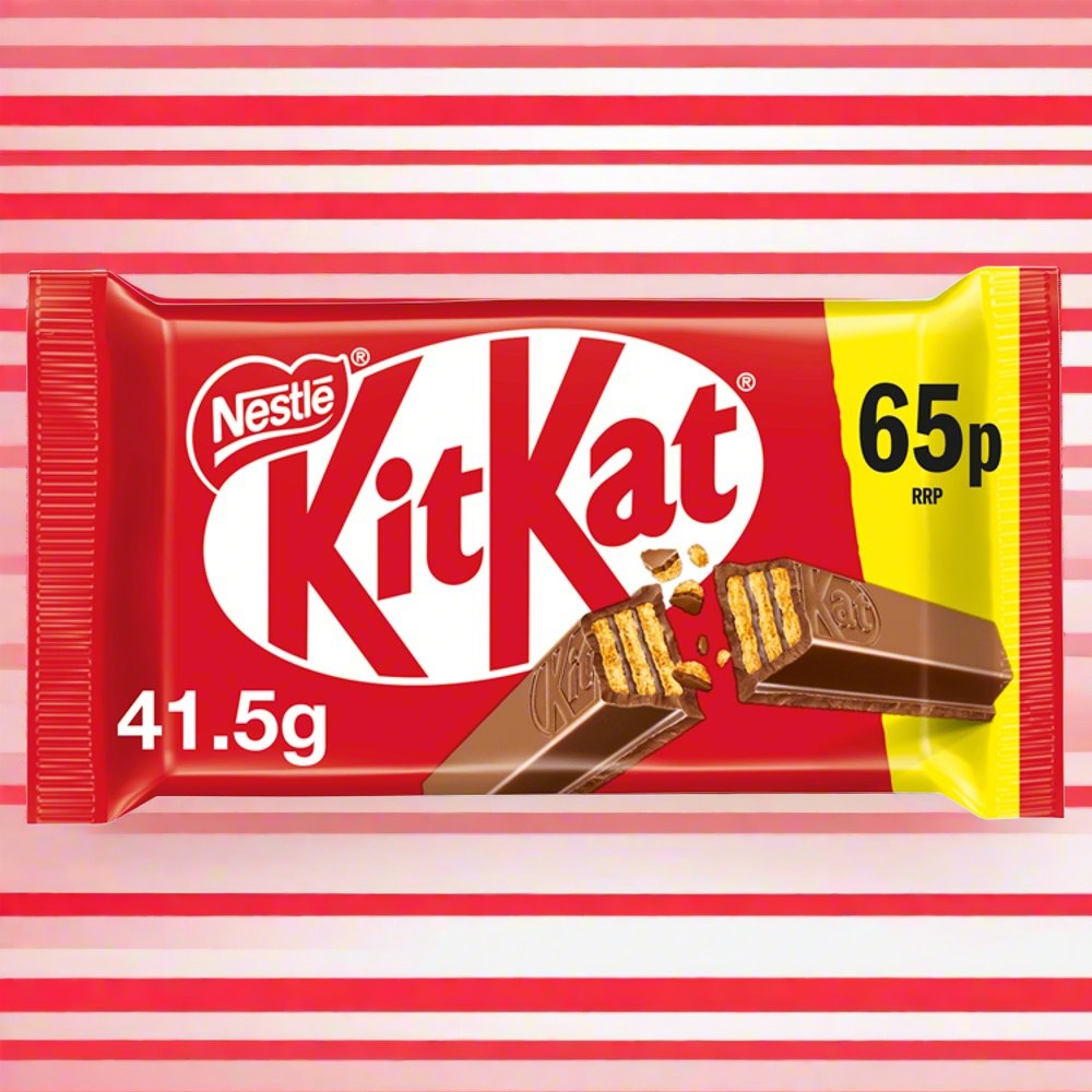 Kit Kat 4 Finger Milk Chocolate Bar 41.5g PMP 65p