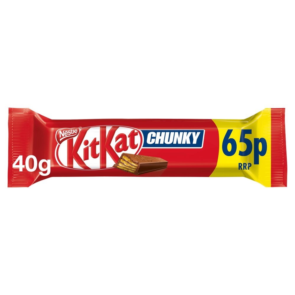 Kit Kat Chunky Milk Chocolate Bar 40g PMP 65p