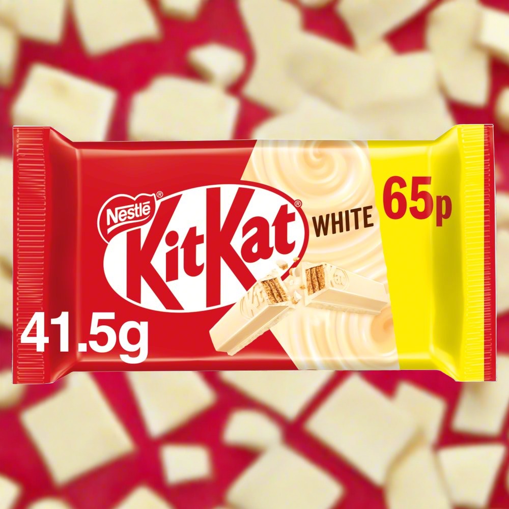 Kit Kat 4 Finger White Chocolate Bar 41.5g PMP 65p