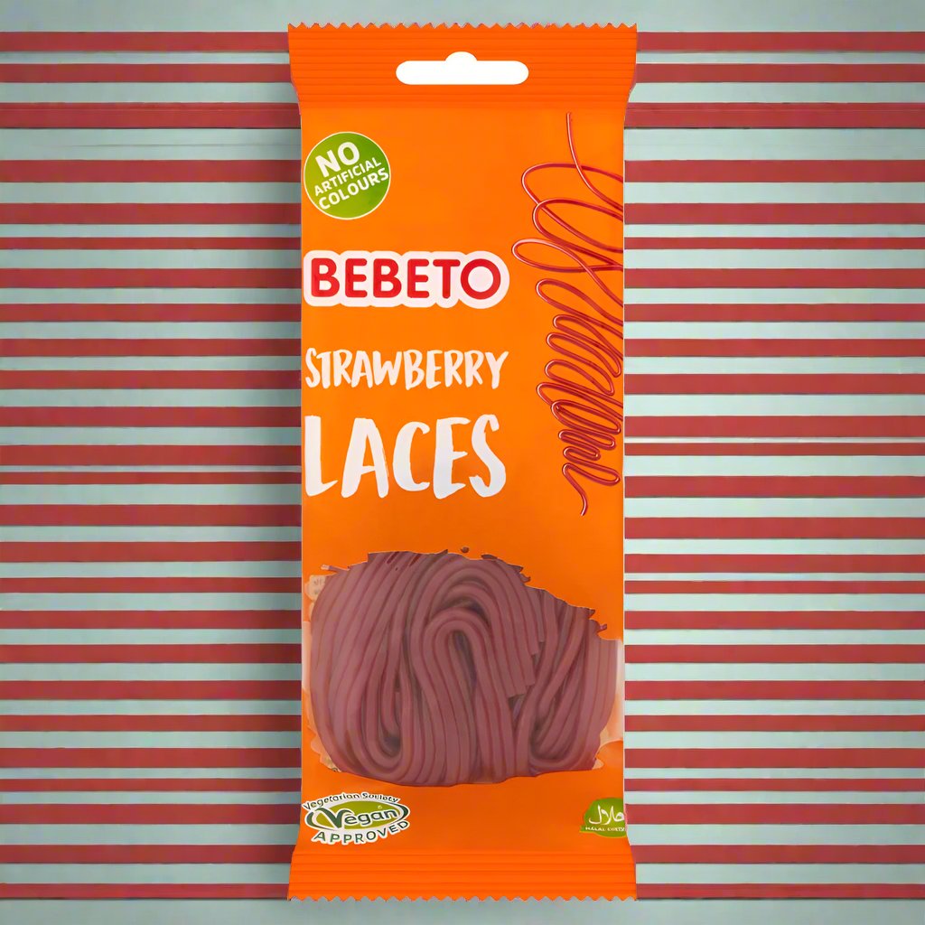Bebeto Strawberry Laces 160g
