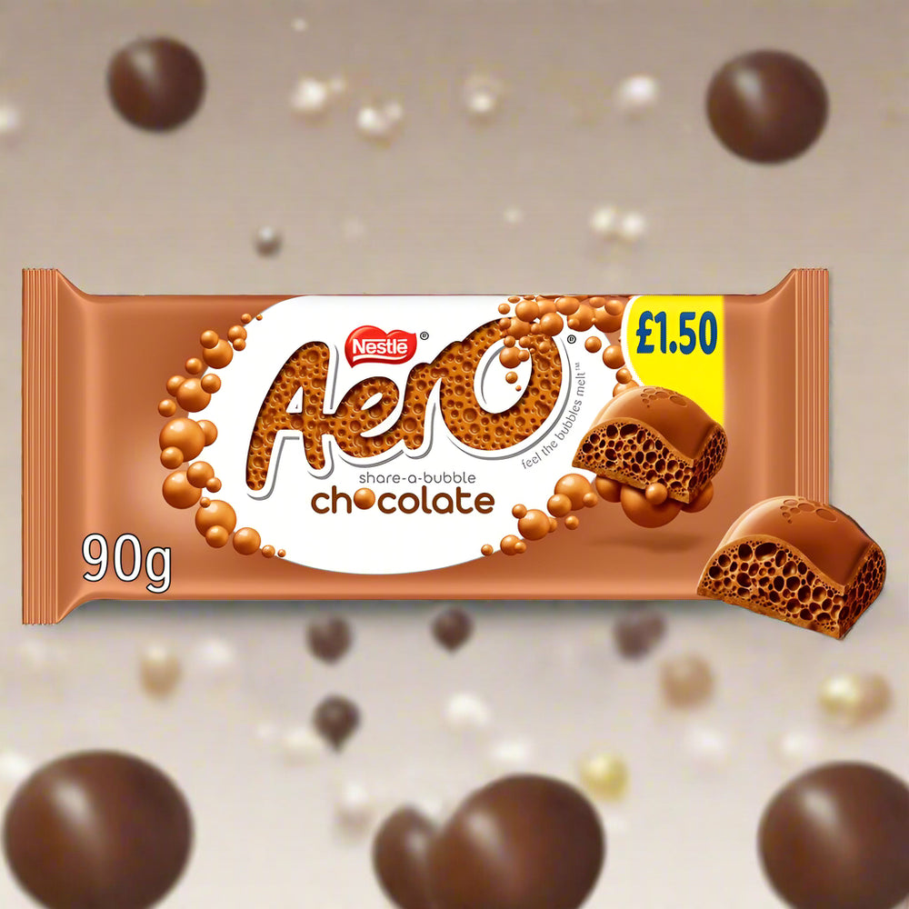 Aero Milk Chocolate Sharing Bar 90g