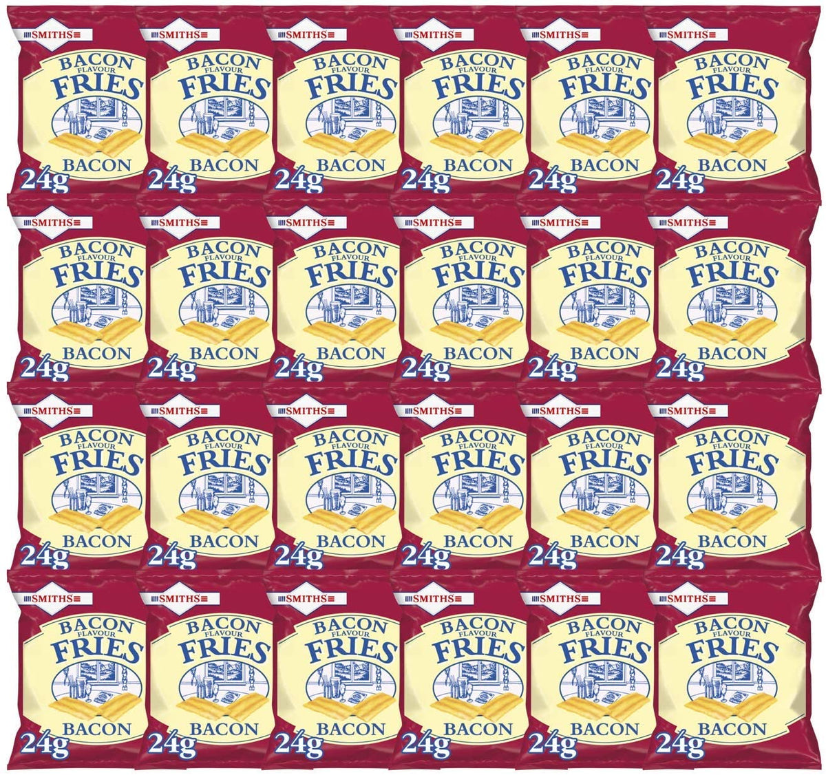 Smiths Bacon Fries 24g 24 Pack
