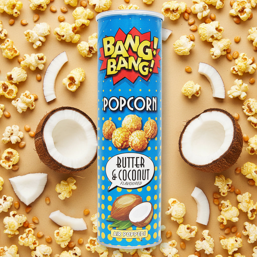Bang Bang Popcorn Butter & Coconut 85g 