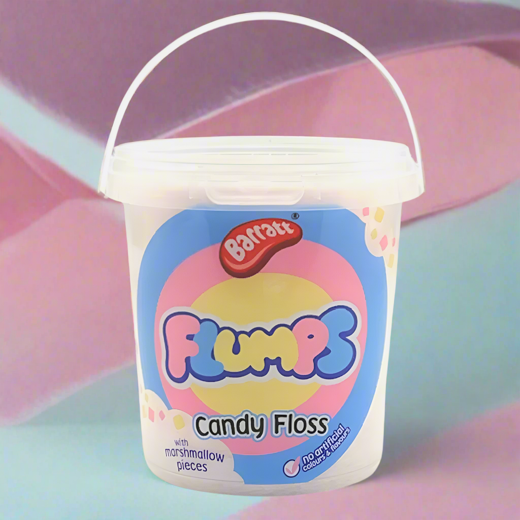 Felumpus Buy Barratt Flumps Candy Floss Tub 50g at SnacksOnline.co.uk