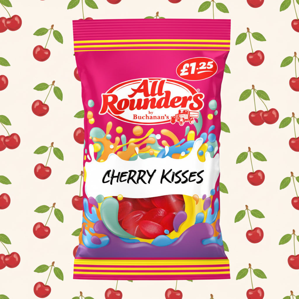 Buchanan’s All Rounders Cherry Kisses 110g