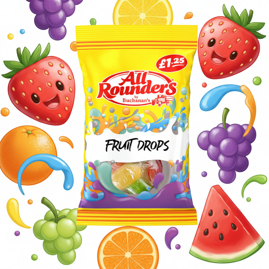 Buchanan’s All Rounders Fruit Drops 110g