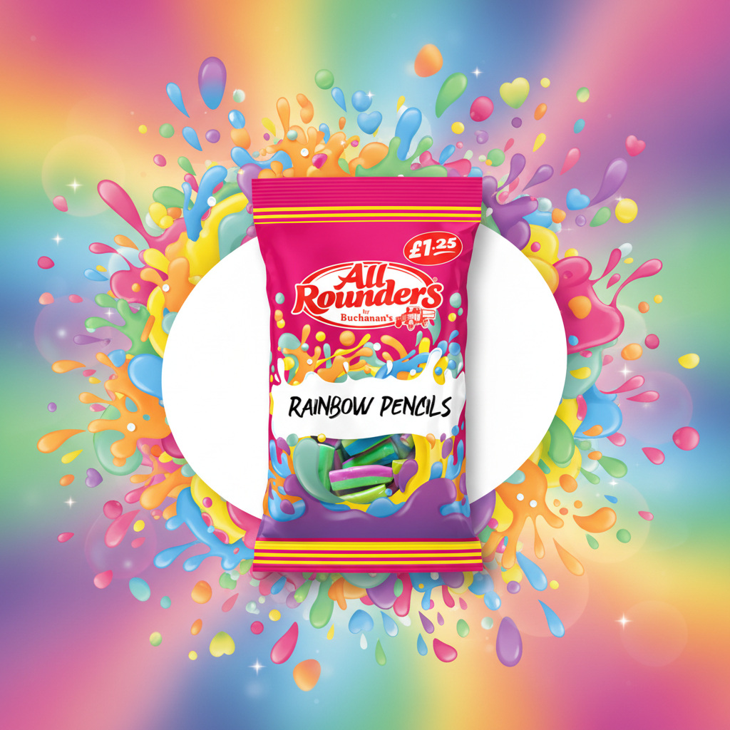 Buchanan’s All Rounders Rainbow Pencils 110g