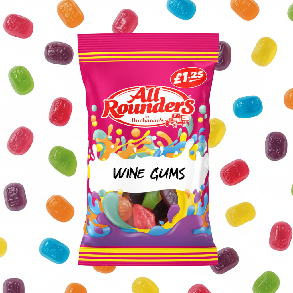 Buchanan’s All Rounders Wine Gums 110g