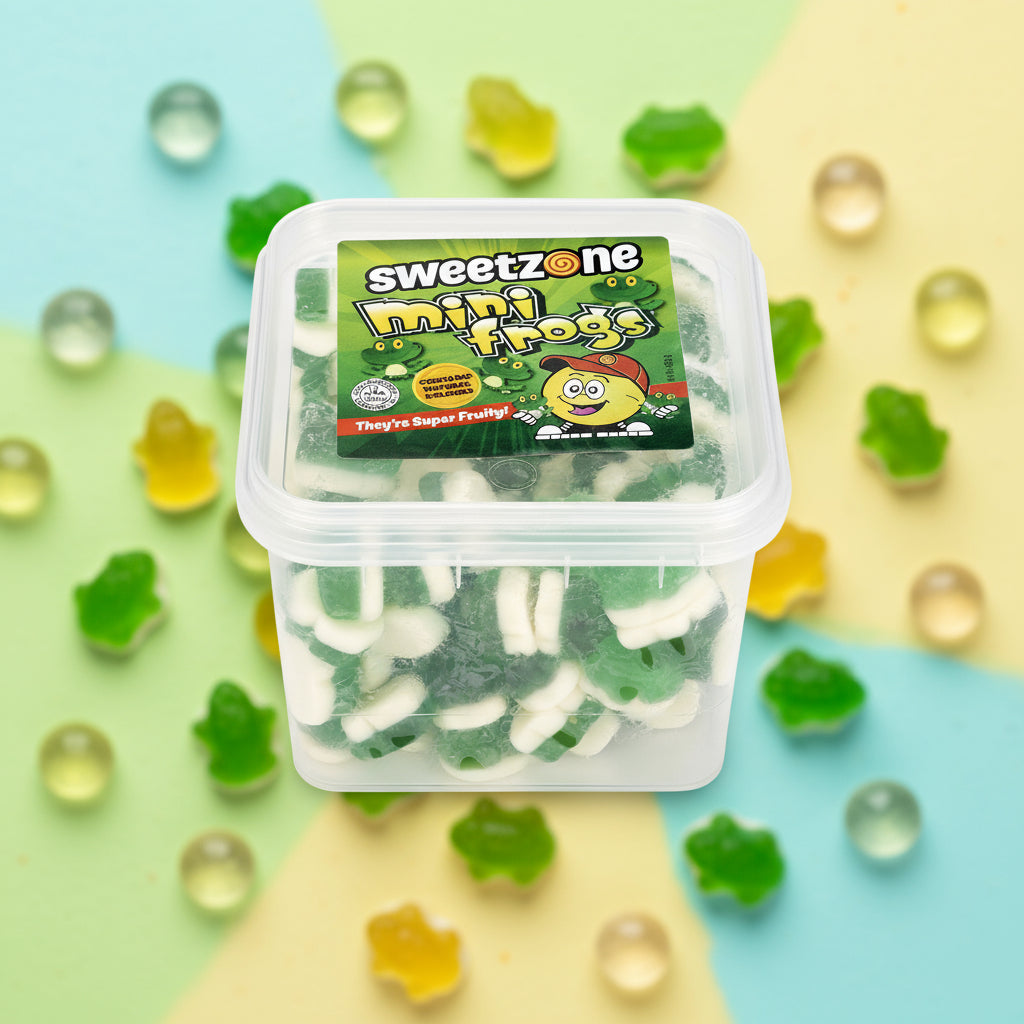 Sweetzone Mini Frogs 170g Sweet Tub – Fun Party Treat