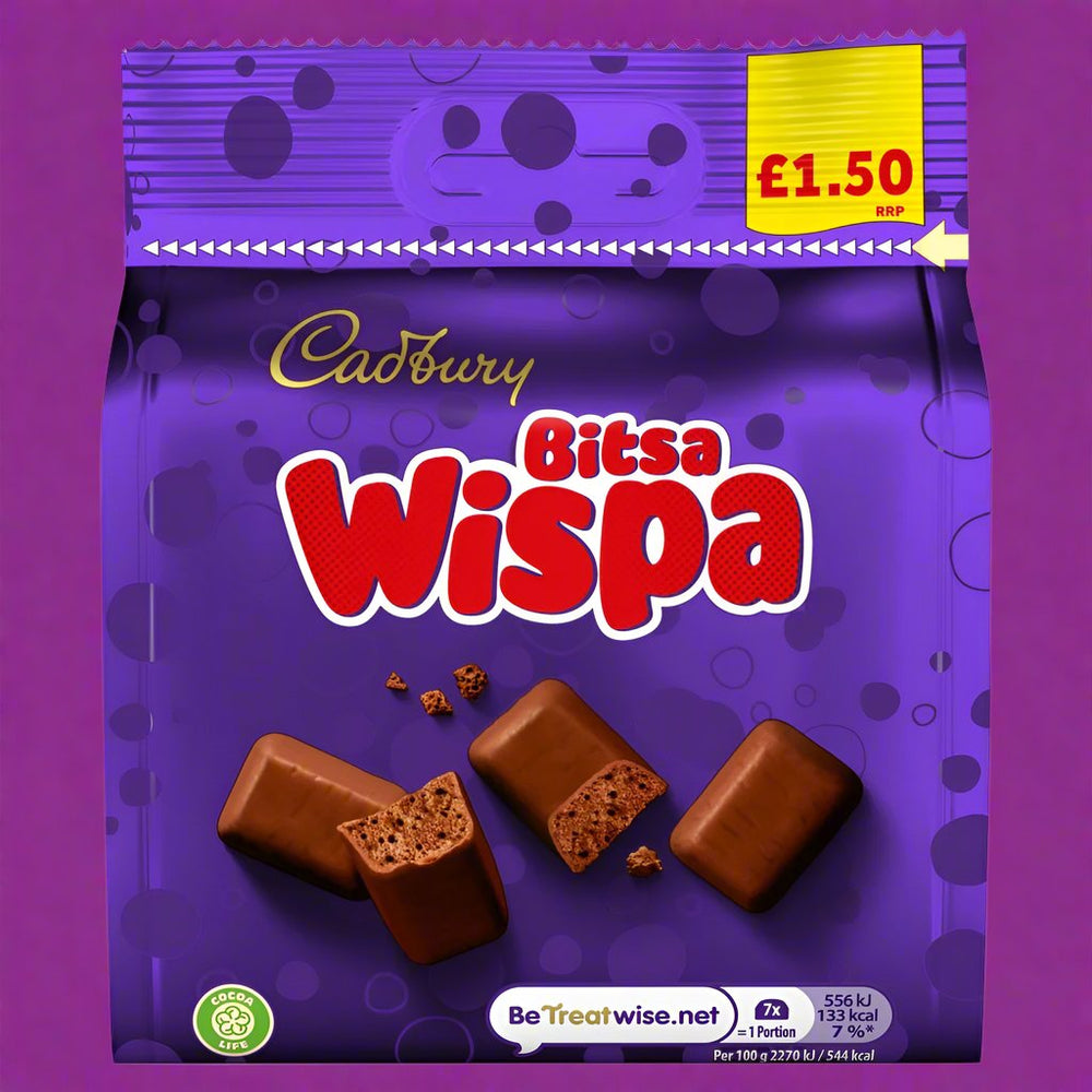 Cadbury Bitsa Wispa Chocolate Bag 85g £1.50 PMP
