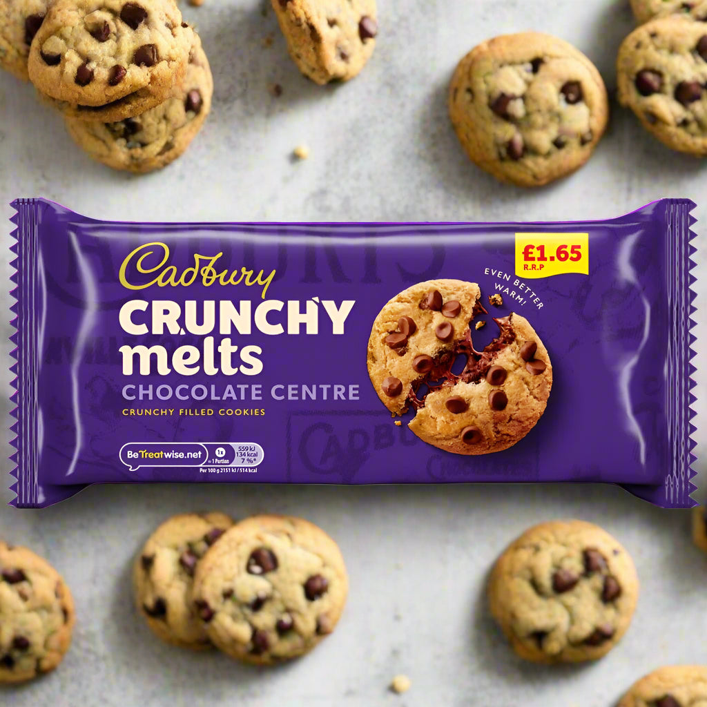 Cadbury Crunchy Melts Chocolate Chip Cookies £1.65 PMP 156g